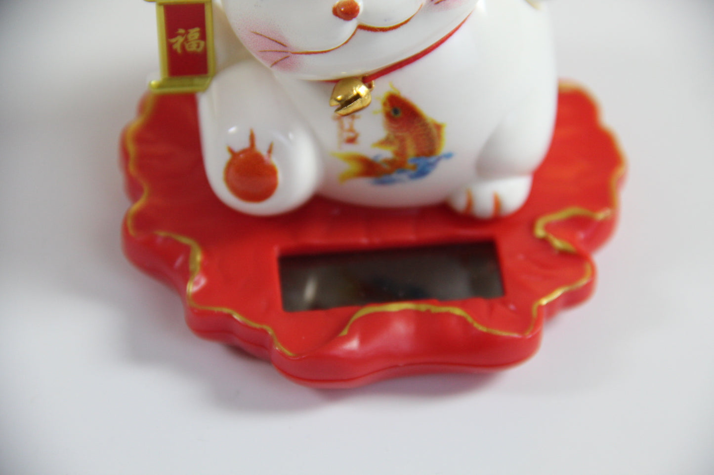 Maneki Neko Lucky cat "Blossom" solar energy auto waving hand bring you fortune and good luck